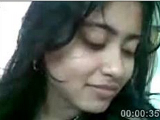Cute girl Trisha stripped by lover in cam