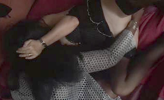 Mallu wife fingers her foreign friend, makes her moan as fuck