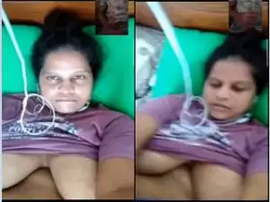 Today Exclusive- Horny Desi Milf Showing Her Boobs and Pussy Part 1