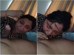 Today Exclusive- Horny Desi Randi Bhabhi Blowjob