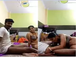 Today Exclusive- Desi Village Bhabhi Blowjob and hard Fucked By Dewar