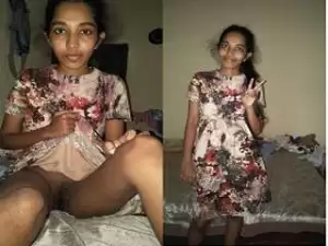 Today Exclusive- Cute look Lankan Girl Blowjob