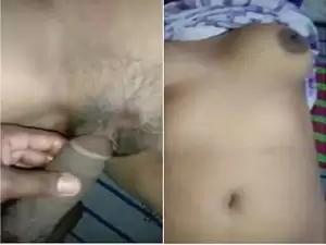 Today Exclusive- Desi Village Wife Boob Pressing and Fucking Part 3