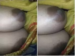 Today Exclusive- Desi Sleeping Wife Boob Pressing By Hubby
