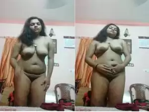 Today Exclusive- Horny Desi Girl Record Her Nude Selfie