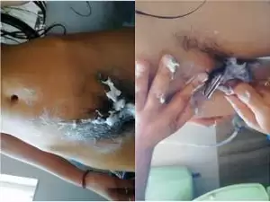 Today Exclusive- Cute Rajasthani Girl Pussy Shaved By Lover PArt 4