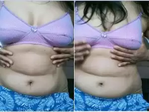 Today Exclusive-Cute Desi Girl Showing Her Boobs and Pussy Part 2
