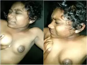 Today Exclusive- Cute Desi Girl Boob Pressing And Ridding Lover Dick