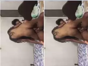 Today Exclusive-Cute Lankan Girl Ridding Lover Dick