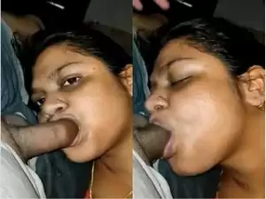 Today Exclusive- Horny Desi Village Bhabhi Sucking Hubby Dick