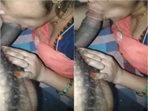 Today Exclusive-Horny Desi Bhabhi Blowjob