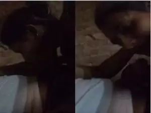 Today Exclusive- Desi Village Girl Sucking Lover Dick