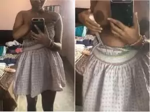 Today Exclusive- Cute Lankan Girl Showing Boobs