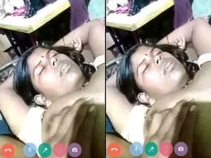 Today Exclusive- Desi Village Couple Showing boobs on Show Part 1