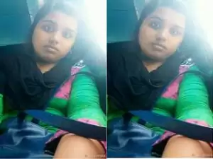 Today Exclusive- Sexy Desi Girl Record Nude Selfie