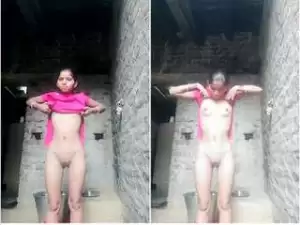 Today Exclusive- Village Wife Record her Nude Video For Hubby
