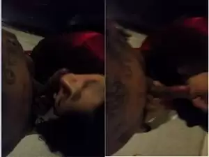 Today Exclusive- Horny Nri Girl Sucking Lover Dick