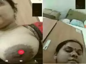 Today Exclusive- Hot Telugu Bhabhi Showing Her Big Boobs Part 1