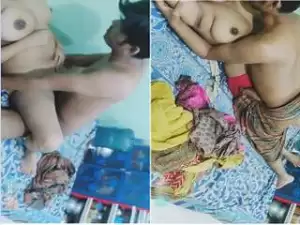 Today Exclusive- Sexy Boudi Boob Sucking and Fucking