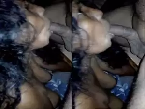 Today Exclusive- Sexy Lankan Wife Blowjob and Fucked In Doggy Style part 2