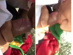 Indian Gf Outdoor Blowjob