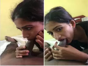 Exclusive- Sexy Indian Girl Blowjob