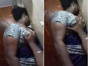 Exclusive- Desi maid Boob Pressing By House Owner
