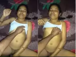 Today Exclusive- Desi Boudi boob Pressing and Hard Fucked By Hubby part 4
