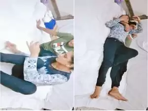 Today Exclusive- Hot Desi Couple Romance and Batting Video part 1