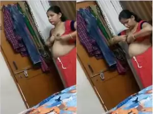 Today Exclusive- Desi Bhabhi Changing Cloths
