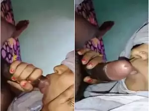 Today Exclusive- Horny Bhabhi Blowjob