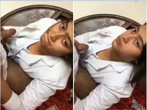 Exclusive- Cute Look Indian Clg Girl HandJob