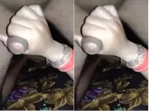 Today Exclusive- Newly Married Wife Handjob