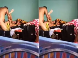 Today Exclusive-Sexy Desi Girl Boob Sucking and Fucking Part 3