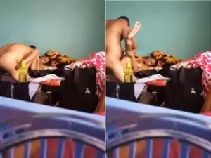 Today Exclusive-Sexy Desi Girl Boob Sucking and Fucking Part 4