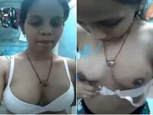Today Exclusive-Cute Desi Girl Showing Boobs and  Pussy Part 2