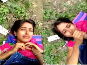 Today Exclusive- Sexy Desi Girl OutDoor Blowjob