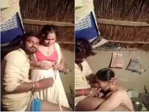 Today Exclusive- Desi Village Wife Blowjob and Fucked Part 4