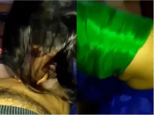 Horny Indian Wife Blowjob