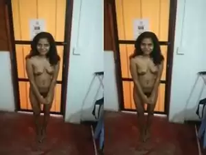 Today Exclusive-Cute Desi Girl Nude Video Record By Lover