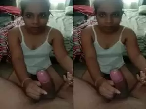 Today Exclusive- Cute Village Girl Give Blowjob To BF