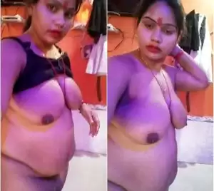 Today Exclusive- Sexy Desi Girl Showing Her Big Boobs and Wet Pussy Part 4