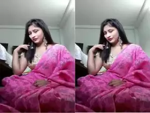 Today Exclusive- Super Hot Look Desi Girl Showing Her Boobs and Pussy On Video call Part 4