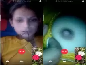 Today Exclusive- Sexy Bihari Girl Showing Her Boobs On Video Call Part 7
