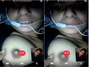 Today Exclusive- Sexy Bihari Girl Showing Her Boobs On Video Call Part 5