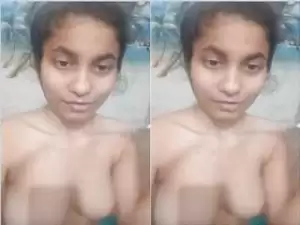 Today Exclusive- Sexy Desi Girl Bathing part 2