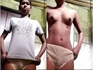 Today Exclusive- Village Girl Record Nude Video For Lover