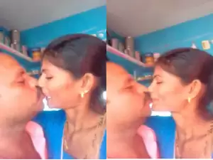 Telugu Lover Kissing