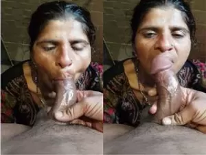 Today Exclusive- Desi Randi Blowjob Part 1