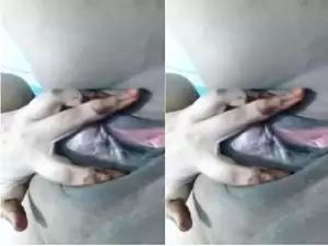 Today Exclusive- Horny Desi Girl Showing her Boobs and Fingerring Part 3
